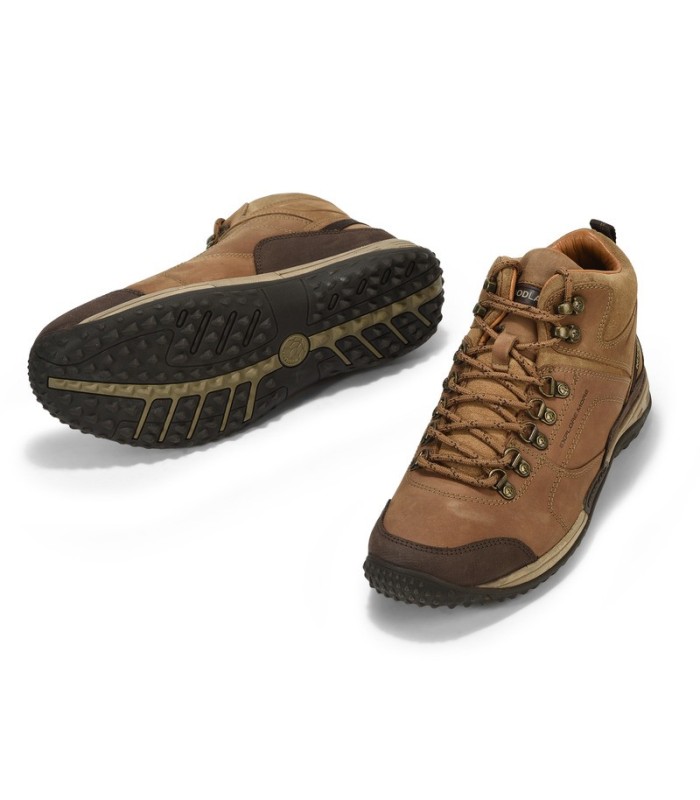 Diem Mens Waterproof Shoes Fishing Boots Lace Up Breathable Suede