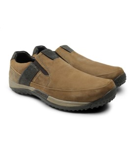 OGCC 3482119 - Buckthorn Tobacco - Men's Leather Slip-On Shoes