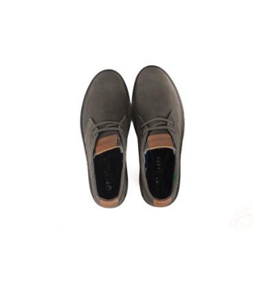 GC 4219022 - Asphalt Brown - Men's Lace Up Suede Shoes