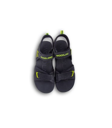 SGD 4728022 - Cumin Black / Green Men's PU All Purpose Sandals