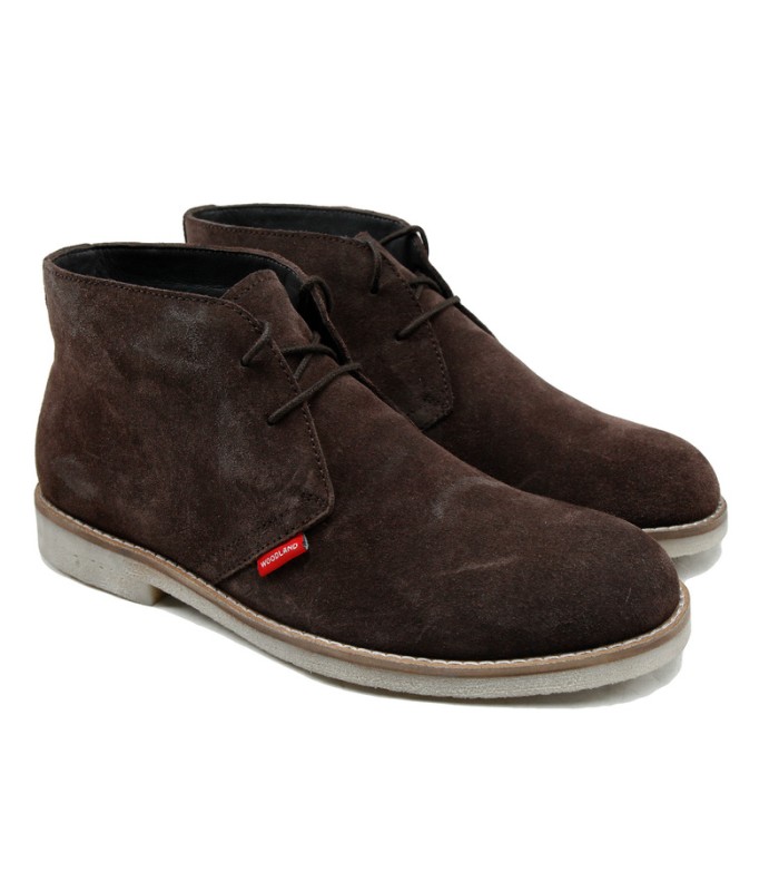 LT 4681022SA Moonstone Brown Ladies Suede Chukka Boots