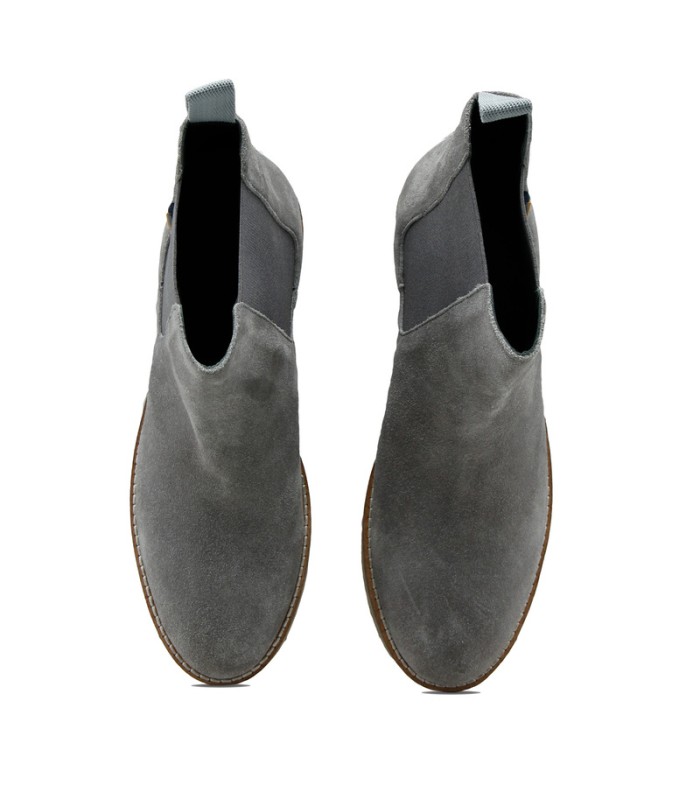 LT 4683022SA Sunstone Grey Ladies Straight Cut Suede Chelsea Boots