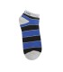 MGrey / Blue Mens Ankle Socks BD 156106