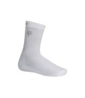 Mens White Shin High Socks BD 82004