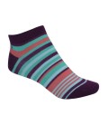 Womens Purple Ankle Socks - LBD08
