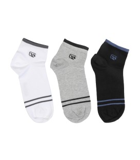 Triple Pack Multi Colours Men's Casual Socks