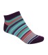 LBD08 - Multi Colour Ladies Ankle Socks - Quad Pack