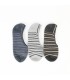 Men's Loafer Socks - Triple Pack Multi Colours (BD 144)