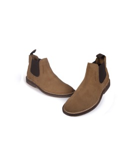 GB 4223022 - Basalt Camel - Men's Suede Leather Chelsea Boots