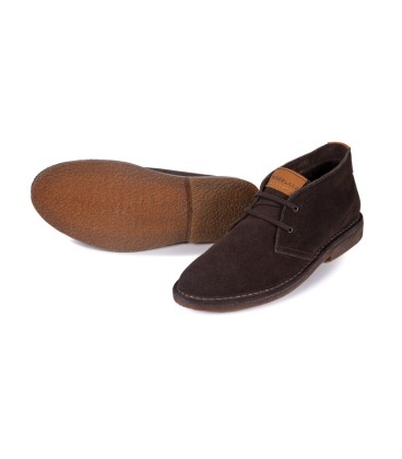 GC 4219022 - Asphalt Brown - Men's Lace Up Suede Shoes