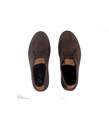 GC 4219022 - Asphalt Brown - Men's Lace Up Suede Shoes