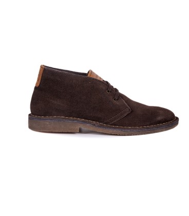 GC 4219022 - Asphalt Brown - Men's Lace Up Suede Shoes