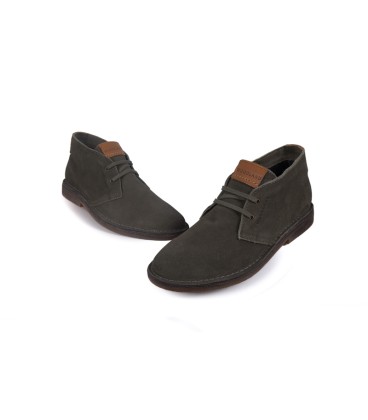 GC 4219022 - Asphalt Brown - Men's Lace Up Suede Shoes