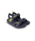 SGD 4728022 - Cumin Black / Green Men's PU All Purpose Sandals