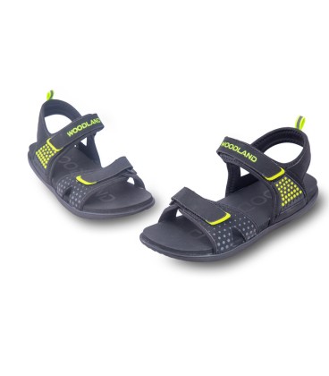 SGD 4728022 - Cumin Black / Green Men's PU All Purpose Sandals