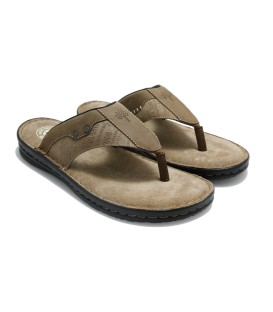 GP 3887119D - Windwalker DKhaki - Men's Leather Slip-on Sandals