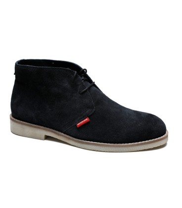 LT 4681022SA - Moonstone Black - Ladies Suede Chukka Boots