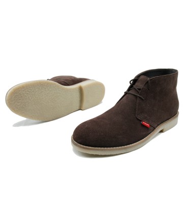 LT 4681022SA - Moonstone Brown - Ladies Suede Chukka Boots