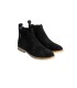 LT 4683022SA - Sunstone Black - Ladies Straight Cut Suede Chelsea Boots