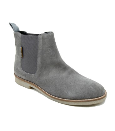 LT 4683022SA - Sunstone Grey - Ladies Straight Cut Suede Chelsea Boots