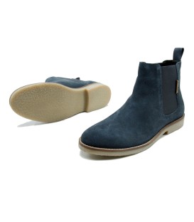 LT 4683022SA - Sunstone Navy - Ladies Straight Cut Suede Chelsea Boots