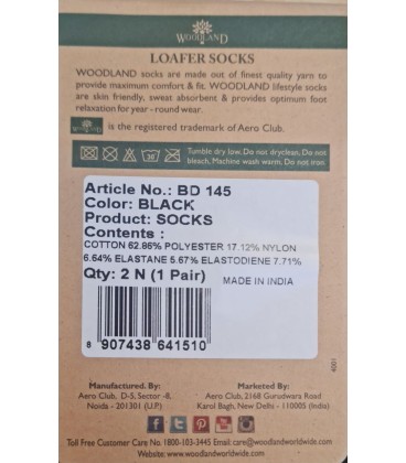 Men's Secret Socks - Double Pack (BD145)