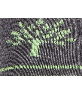 Grey / LGreen Mens Casual Socks BD113