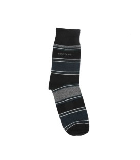 Black Mens Mid Shin Formal Socks BD 154004