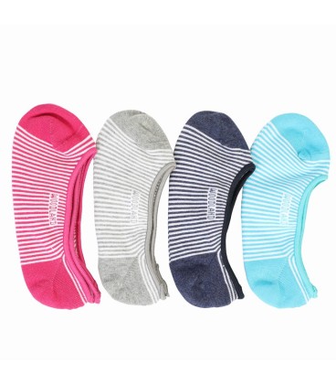 Women's Secret Socks Quad Pack Multi Colours (LBD 10)