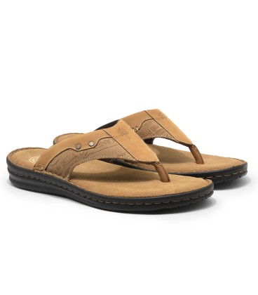 GP 3887119D - Windwalker Camel - Men's Leather Slip-on Sandals