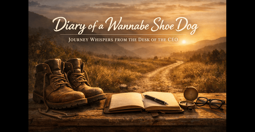 Diary of a Wannabe Shoe Dog Journey Whispers from the Desk of the CEO